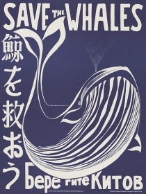 Zobacz obraz Plakat Save the whales, V_PLA_0013