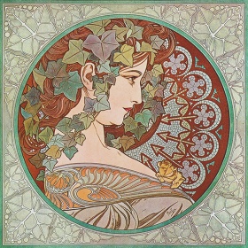 Zobacz obraz Alfons Mucha,Ivy, MAL_A_MUC_002