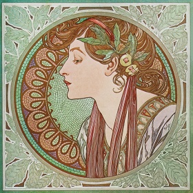Zobacz obraz Alfons Mucha, Laur, MAL_A_MUC_003