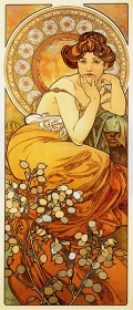 Zobacz obraz ALPHONSE MUCHA Topaz 052, MAL_A_MUC_052