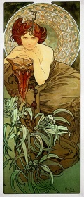 Zobacz obraz ALPHONSE MUCHA Szmaragd 053, MAL_A_MUC_053